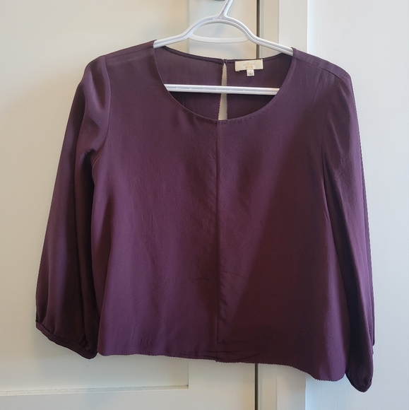 Aritzia Silk Blouse - Picture 1 of 4